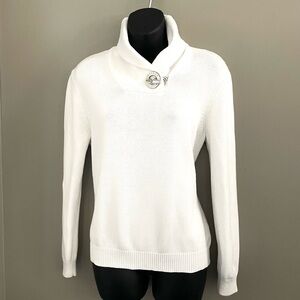 Ralph Lauren Cotton White Sweater